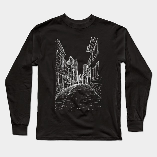 Perspective Long Sleeve T-Shirt by TKDoodle